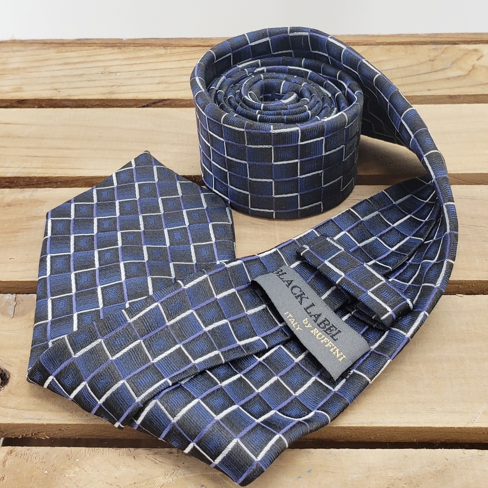Black Label | Necktie | Blue/Black/White